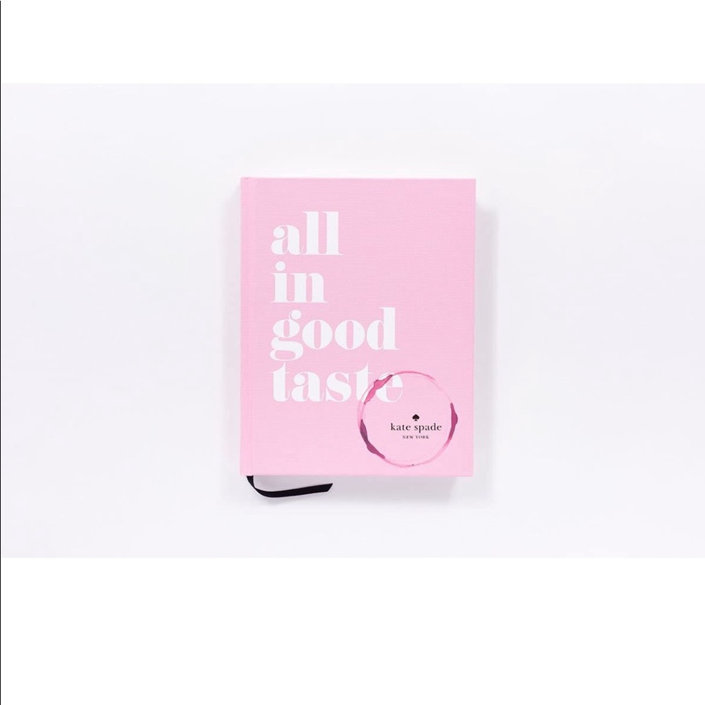New Coffee Table Book Kate Spade All in Good Taste